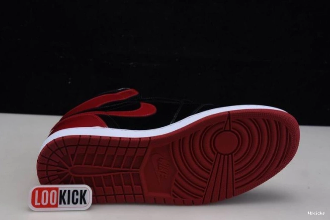 Cheap TBK Patent 1 Air OG Bred 555088-063 Jordan High 0702